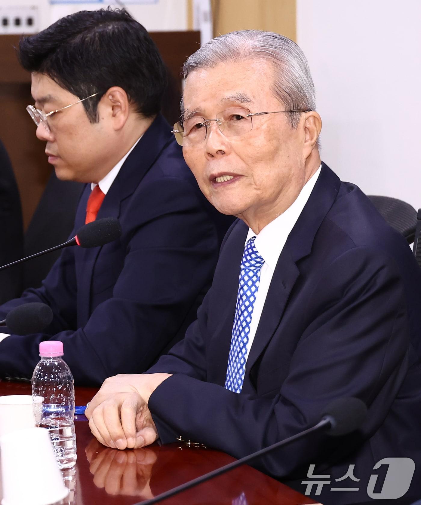 본문 이미지 - 김종인 전 국민의힘 비상대책위원장 ⓒ 뉴스1 김민지 기자