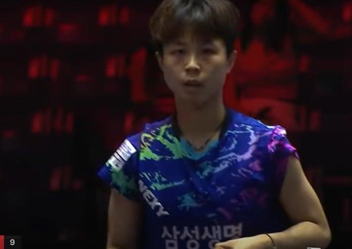 본문 이미지 - 주천희(WTT 경기 영상 캡처) 