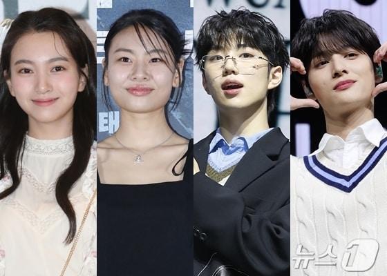 본문 이미지 - (왼쪽부터) 갈소원, 김수안, 이븐 박지후, 앰퍼샌드원 마카야 ⓒ 뉴스1 DB