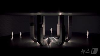 본문 이미지 - 부산현대미술관 지원으로 제작된 판테온의 사도들의 '0과 1의 판테온'.(부산현대미술관 제공)