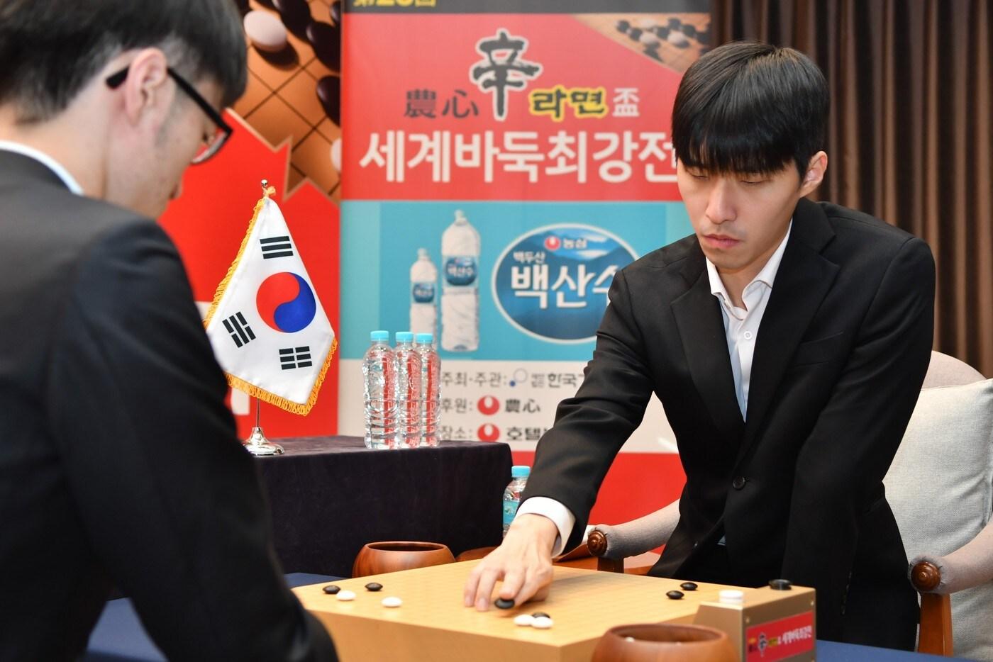 농심배에서 4연승을 기록한 김명훈 9단. (한국기원 제공)