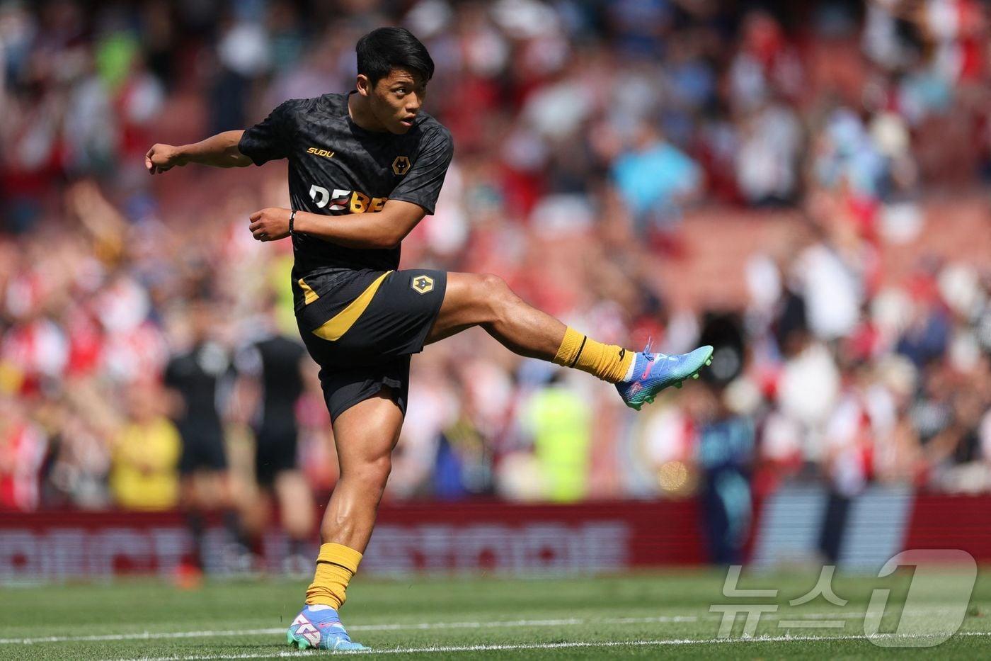 잉글랜드 프리미어리그(EPL) 울버햄튼의 황희찬. ⓒ AFP=뉴스1