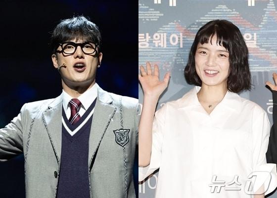 본문 이미지 - 뮤지컬 배우 윤소호(왼쪽), 방송인 안영미 ⓒ 뉴스1 DB