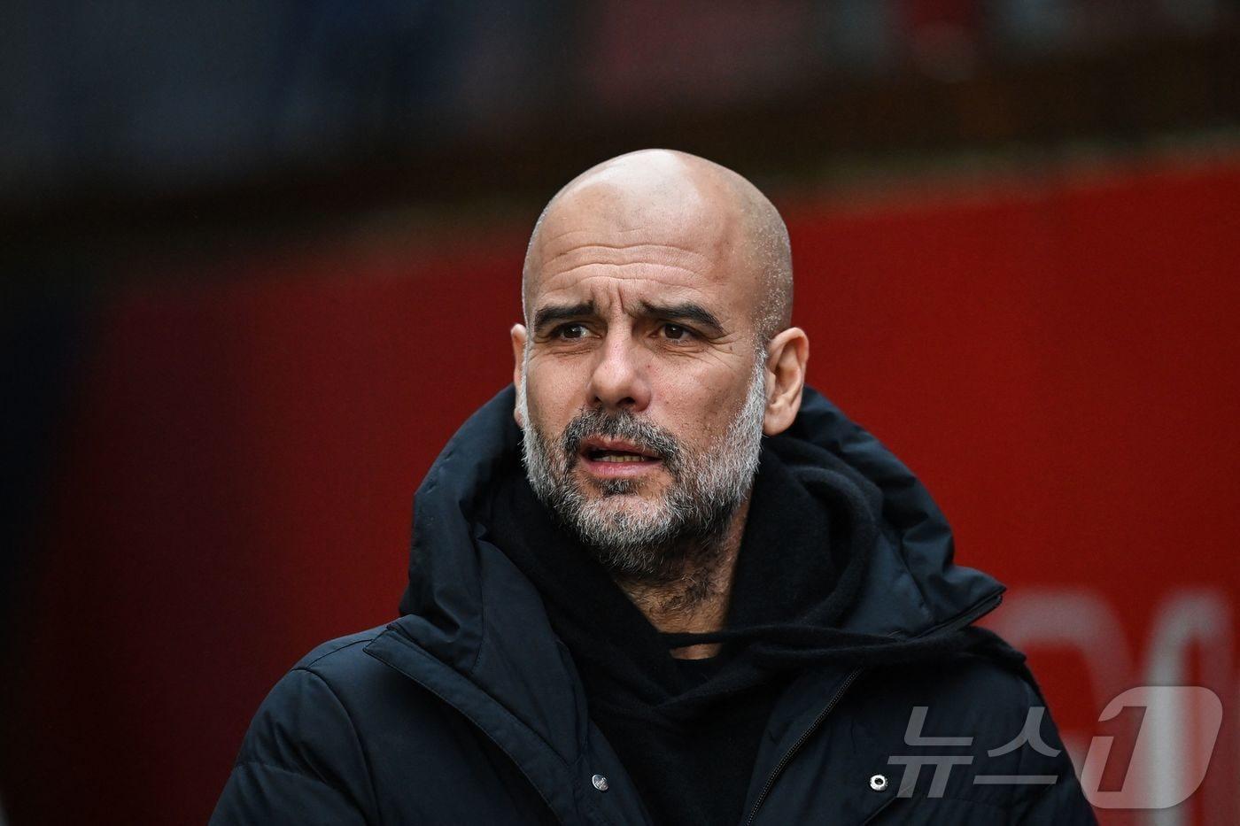 맨체스터 시티의 펩 과르디올라 감독. ⓒ AFP=뉴스1