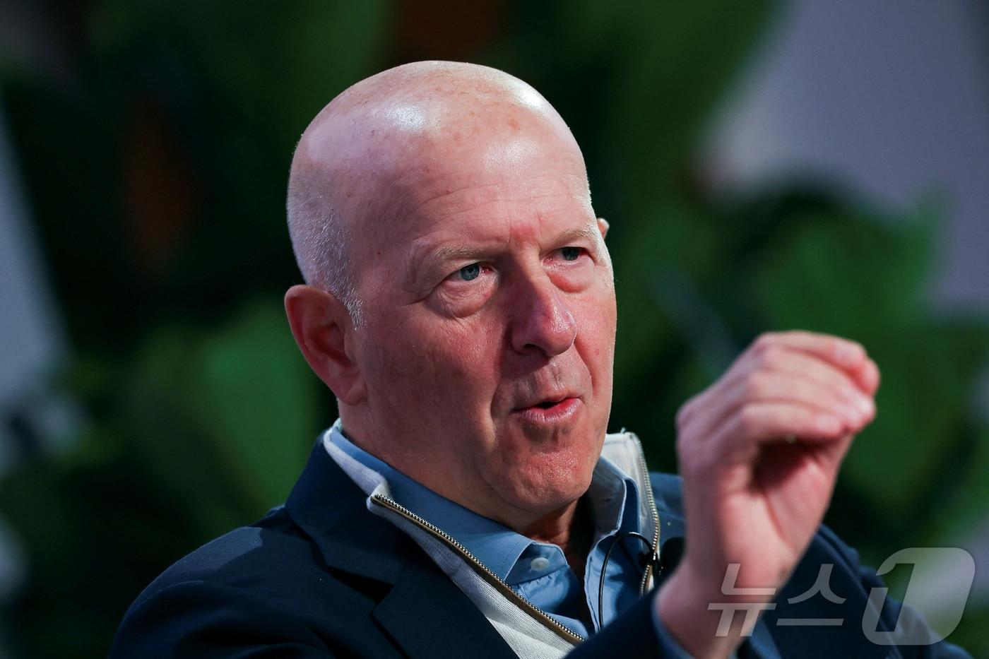 본문 이미지 - 골드만삭스의 데이비드 솔로몬 최고경영자 ⓒ 로이터=뉴스1