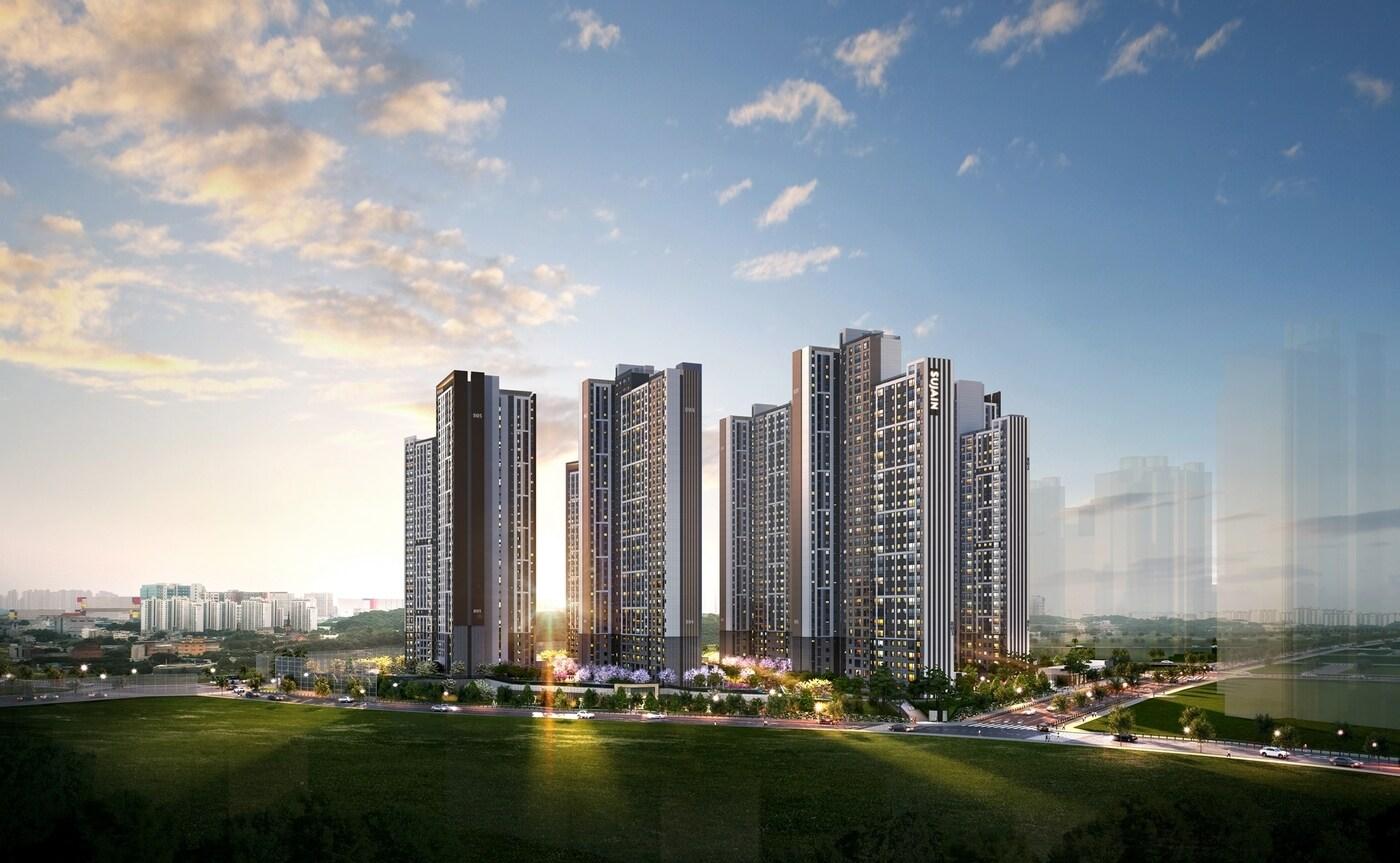 평택 브레인시티 수자인 투시도./한양 제공