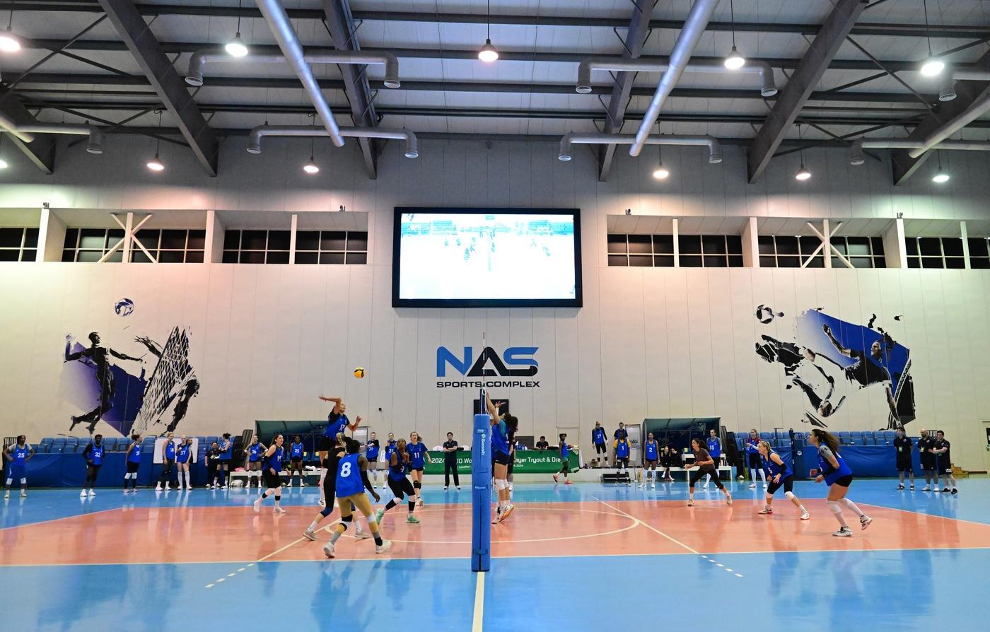 올해 UAE에서 열렸던 외국인선수 트라이아웃의 모습 (한국배구연맹 제공)