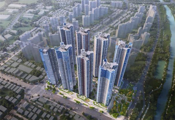 본문 이미지 -  청주 사직4구역 아파트 조감도.