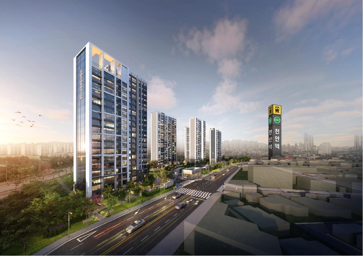 본문 이미지 - 천안역 경남아너스빌 어반하이츠 조감도.
