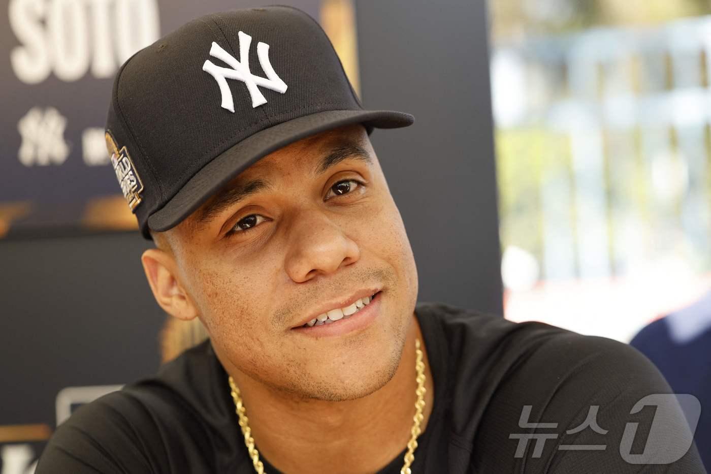 본문 이미지 - 뉴욕 양키스에서 뉴욕 메츠로 팀을 옮긴 후안 소토. ⓒ AFP=뉴스1