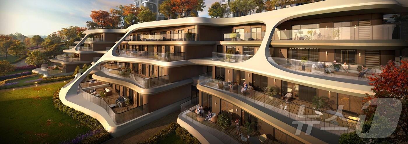 디에이치 한강 스텝 테라스.(현대건설 제공)