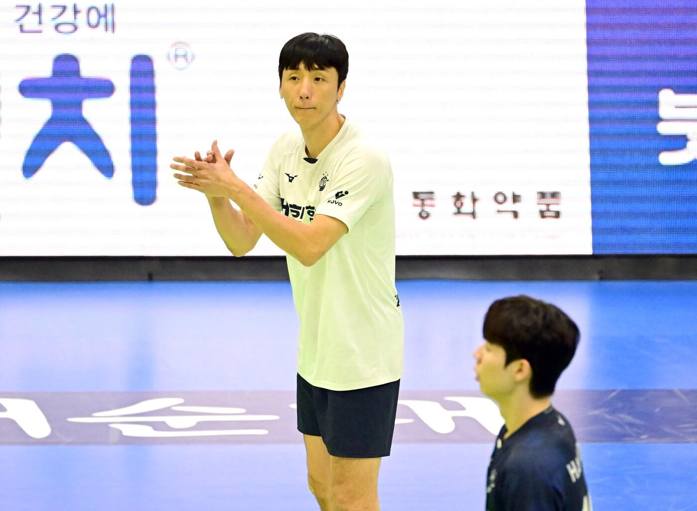 본문 이미지 - 대한항공의 리베로로 출전했던 곽승석 &#40;한국배구연맹 제공&#41;