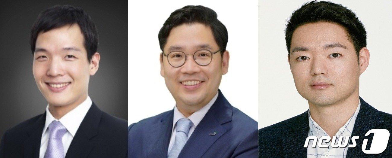 본문 이미지 - 김동원 한화생명 사장(왼쪽부터), 신중하 교보생명 상무, 정경선 현대해상 전무(사진제공= 각 사)