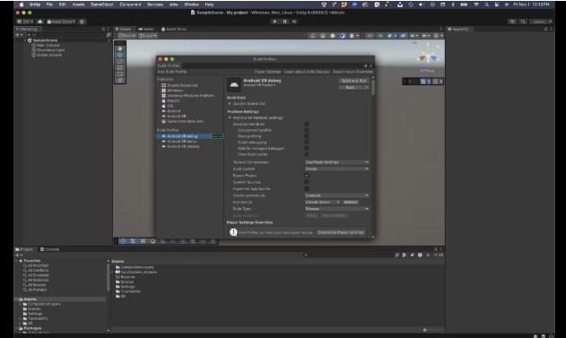 본문 이미지 - 유니티 6.1의 안드로이드 XR 빌드 프로파일 (유니티 공식 블로그 갈무리) 2024.12.13/뉴스1