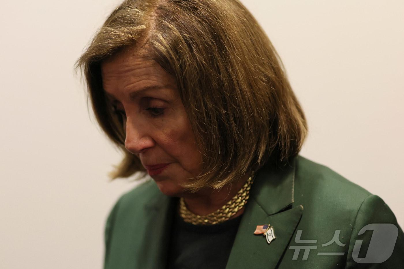 낸시 펠로시 전 미국 하원의장. 2023.10.11 ⓒ 로이터=뉴스1 ⓒ News1 강민경 기자