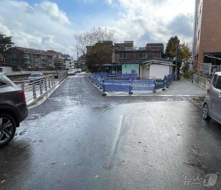 본문 이미지 -  도로가 조성된 모습(도봉구 제공)