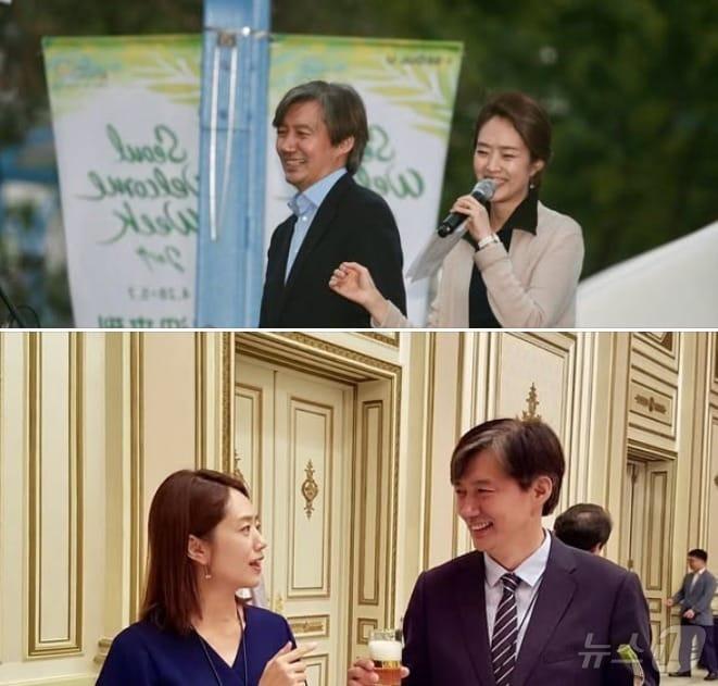 본문 이미지 -  고민정 더불어민주당 의원은  2017년 대선, 청와대에서 함께 일했던 조국 전 조국혁신당 대표가 16일 차가운 겨울바람을 뚫고 옥살이를 하기 위해 교도소로 들어갔다며 안타까움을 감추지 못했다. (SNS 갈무리) ⓒ 뉴스1