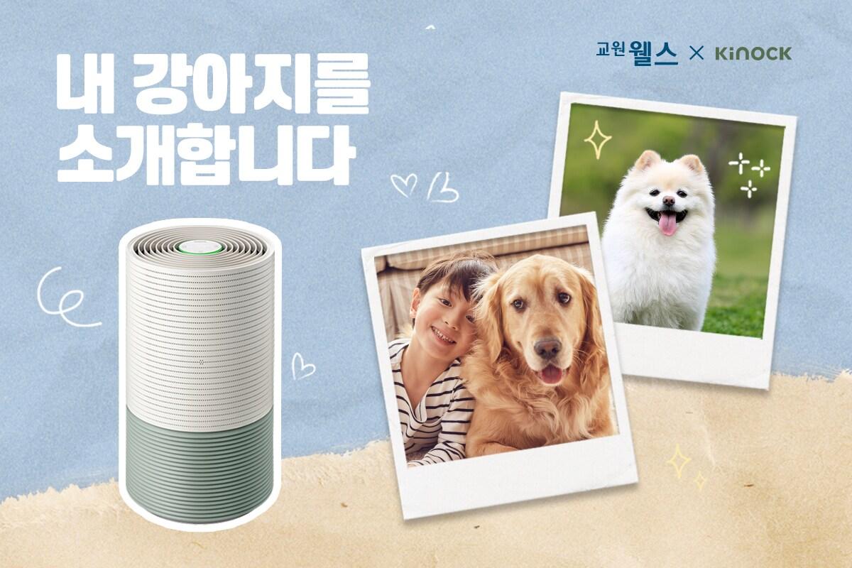 본문 이미지 - 교원웰스와 키녹이 진행하는 '내 강아지를 소개합니다' 이벤트.(교원웰스 제공)