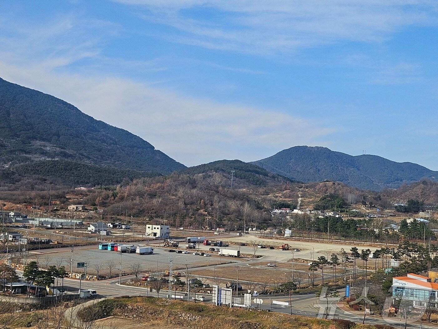 본문 이미지 - 분양 대상지(산청군 제공).