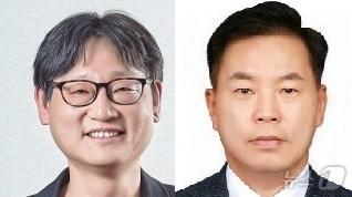 본문 이미지 - 에코프로비엠 최문호 대표(왼쪽)과 김장우 대표(에코프로 제공)