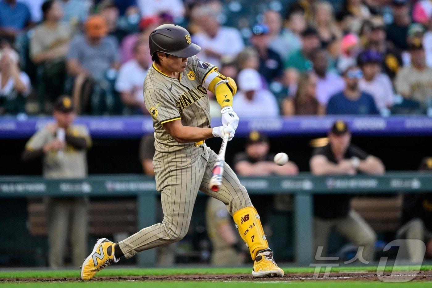 본문 이미지 - 김하성. ⓒ AFP=뉴스1