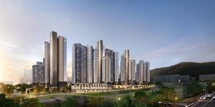 본문 이미지 - 방배 아크로 리츠카운티 투시도&#40;DL이앤씨&#41;.