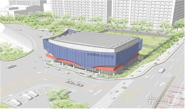 본문 이미지 - 동천체육관 보조경기장 건립 건축설계 공모 당선작 대흥종합엔지니어링 건축사사무소의 ‘다이내믹 커브스(Dynamic Curves)’.(울산광역시제공)