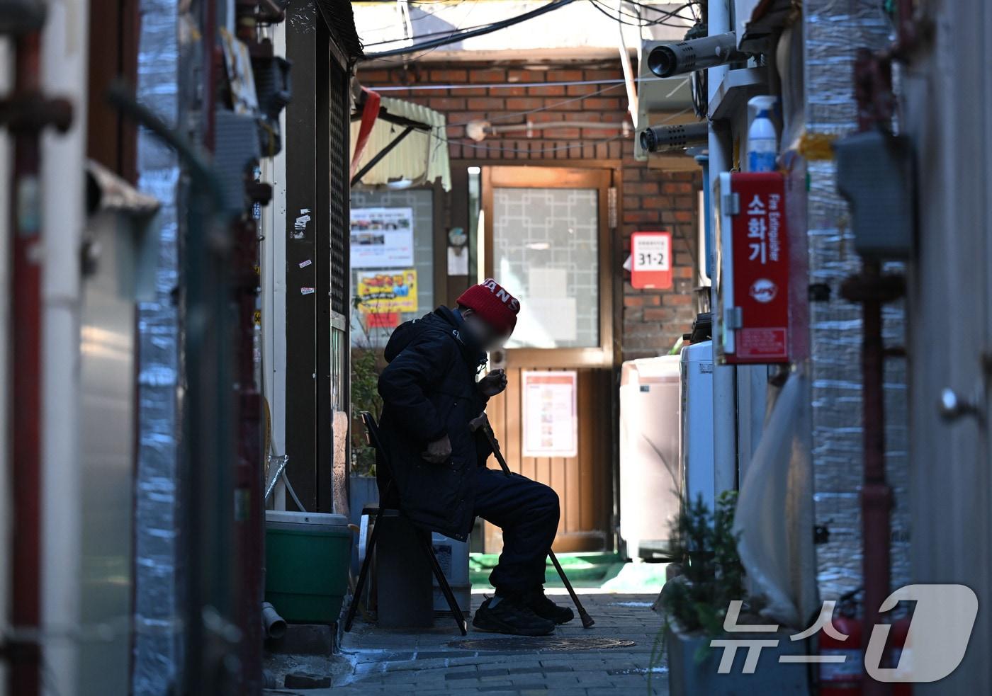 지난해 12월 18일 오전 서울 종로구 돈의동 쪽방촌. &#40;공동취재&#41;/뉴스1 ⓒ News1 박세연 기자