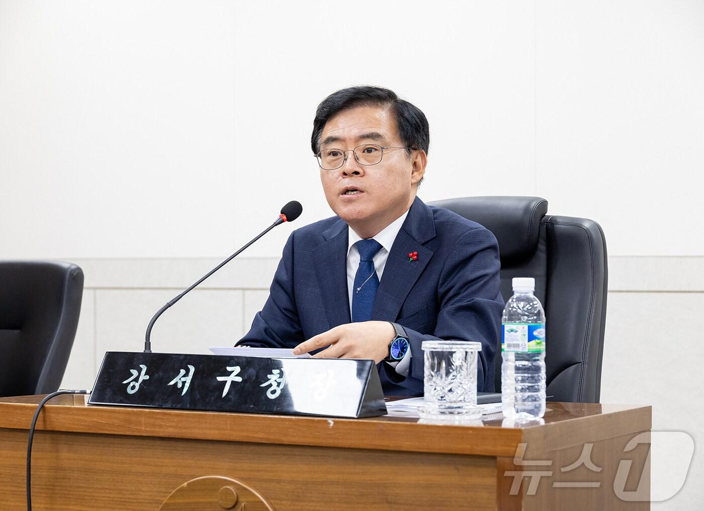 본문 이미지 - 진교훈 서울 강서구청장. (강서구 제공)  