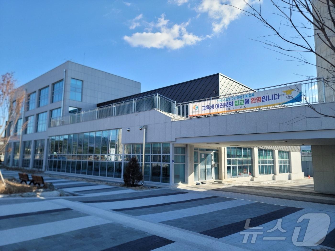 본문 이미지 - 한국승강기안전공단 승강기인재개발원(거창군 제공).