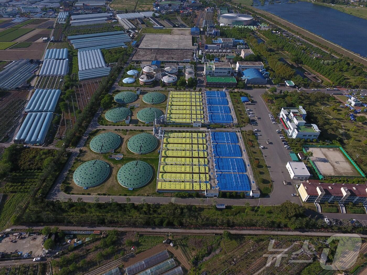 본문 이미지 - 진주하수처리장&#40;진주시 제공&#41;.