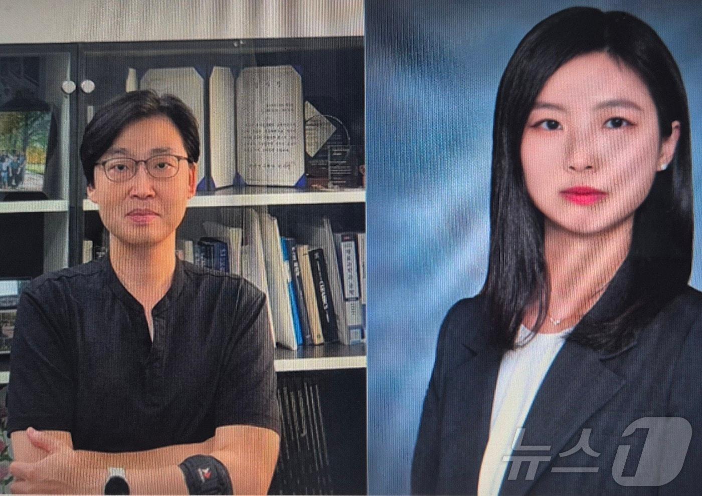 본문 이미지 - 이상한(왼쪽)·하민정 교수 (지스트 제공)/뉴스1