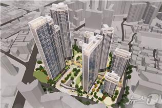 본문 이미지 -  '창동 상아 1차 아파트' 조감도 (도봉구 제공)