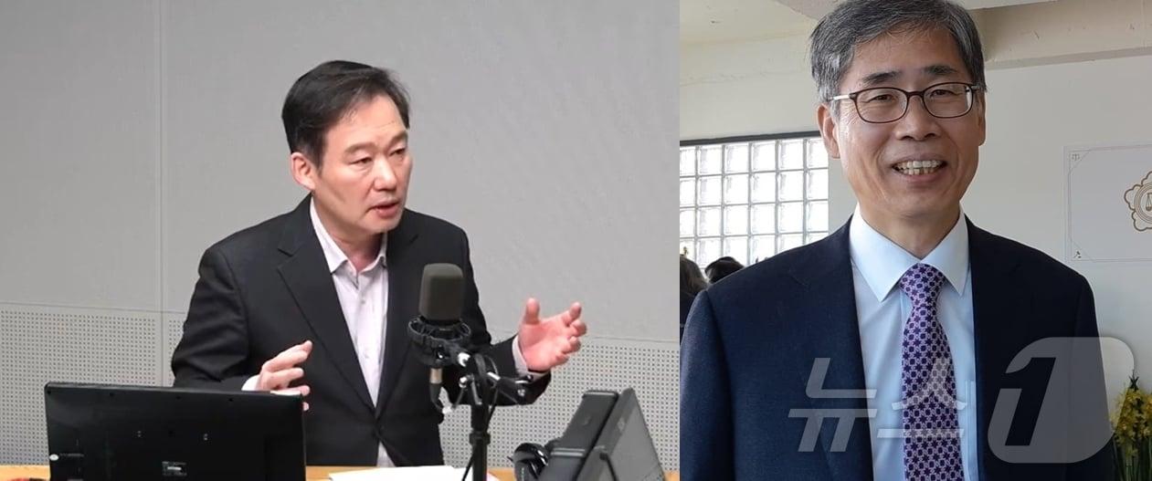 본문 이미지 - 신지호 국민의힘 전략기획사무부총장&#40;왼쪽&#41;과 신평 변호사. ⓒ 뉴스1 DB