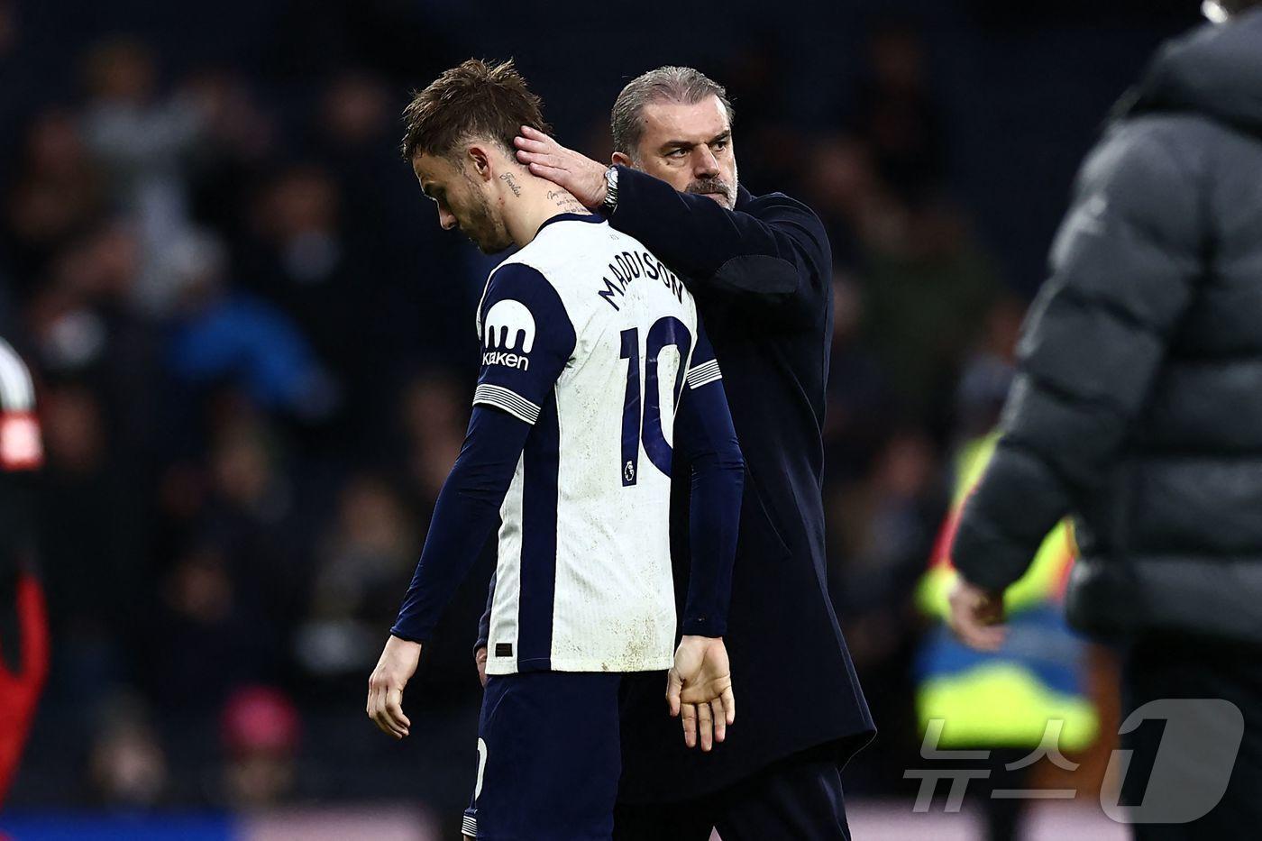 안제 포스테코글루 토트넘 감독(오른쪽) ⓒ AFP=뉴스1