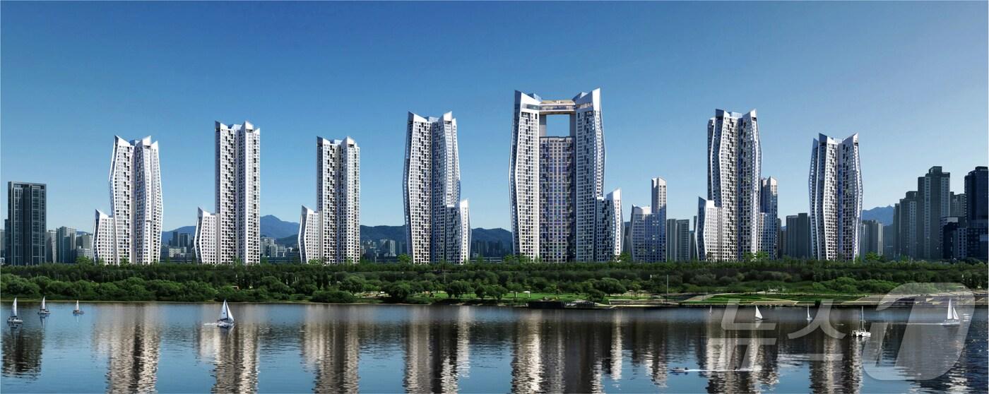 신반포2차아파트 재건축정비사업 조감도.(현대건설 제공)