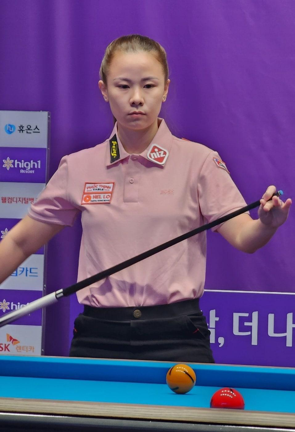 본문 이미지 -  베트남 3쿠션 강자 옌니(LPBA 제공)