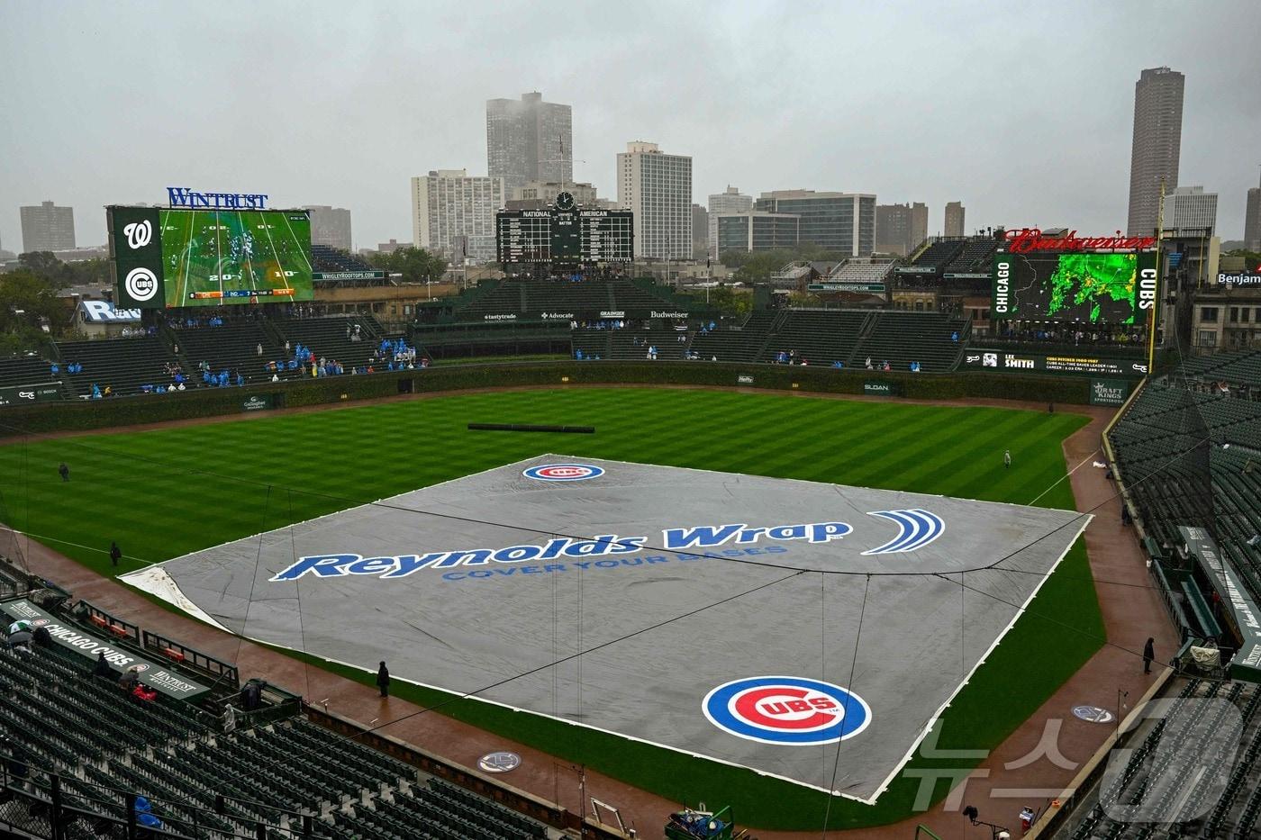 본문 이미지 - 시카고 컵스 홈구장 리글리 필드. ⓒ AFP=뉴스1