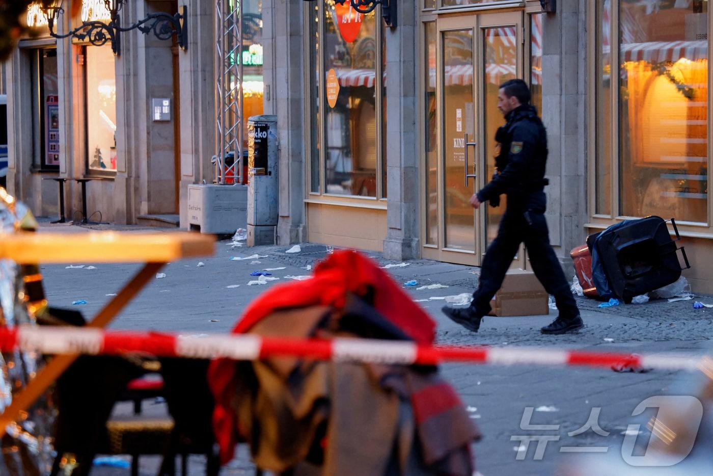 독일 작센안할트주 마그데부르크의 크리스마스 마켓에서 차량 테러가 발생해 4명이 숨졌다. &#40;자료 사진&#41; 2024.12.21 ⓒ 로이터=뉴스1 ⓒ News1 강민경 기자