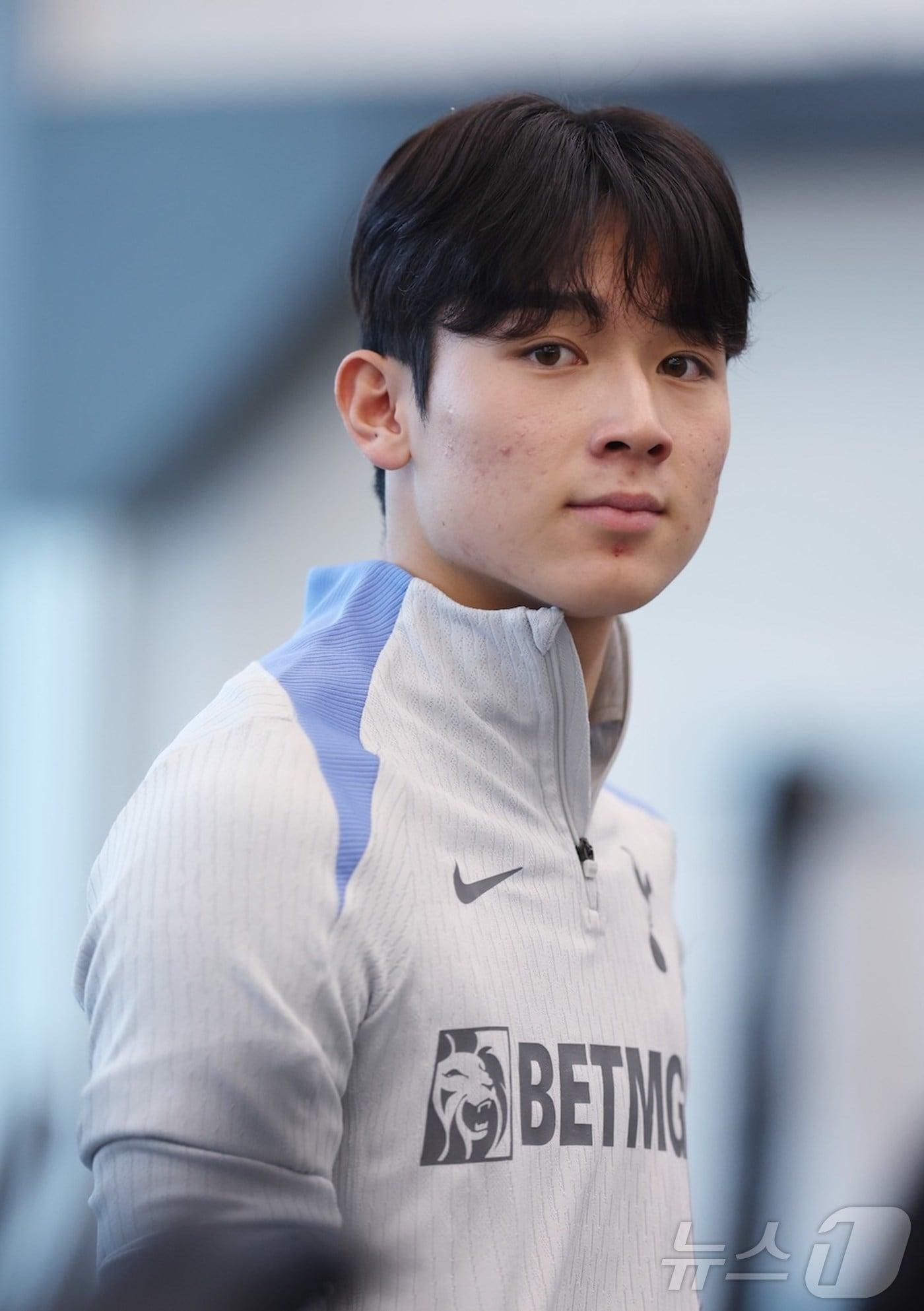 본문 이미지 - 토트넘 홋스퍼의 양민혁. &#40;토트넘 홈페이지 캡처&#41;2024.12.22/뉴스1