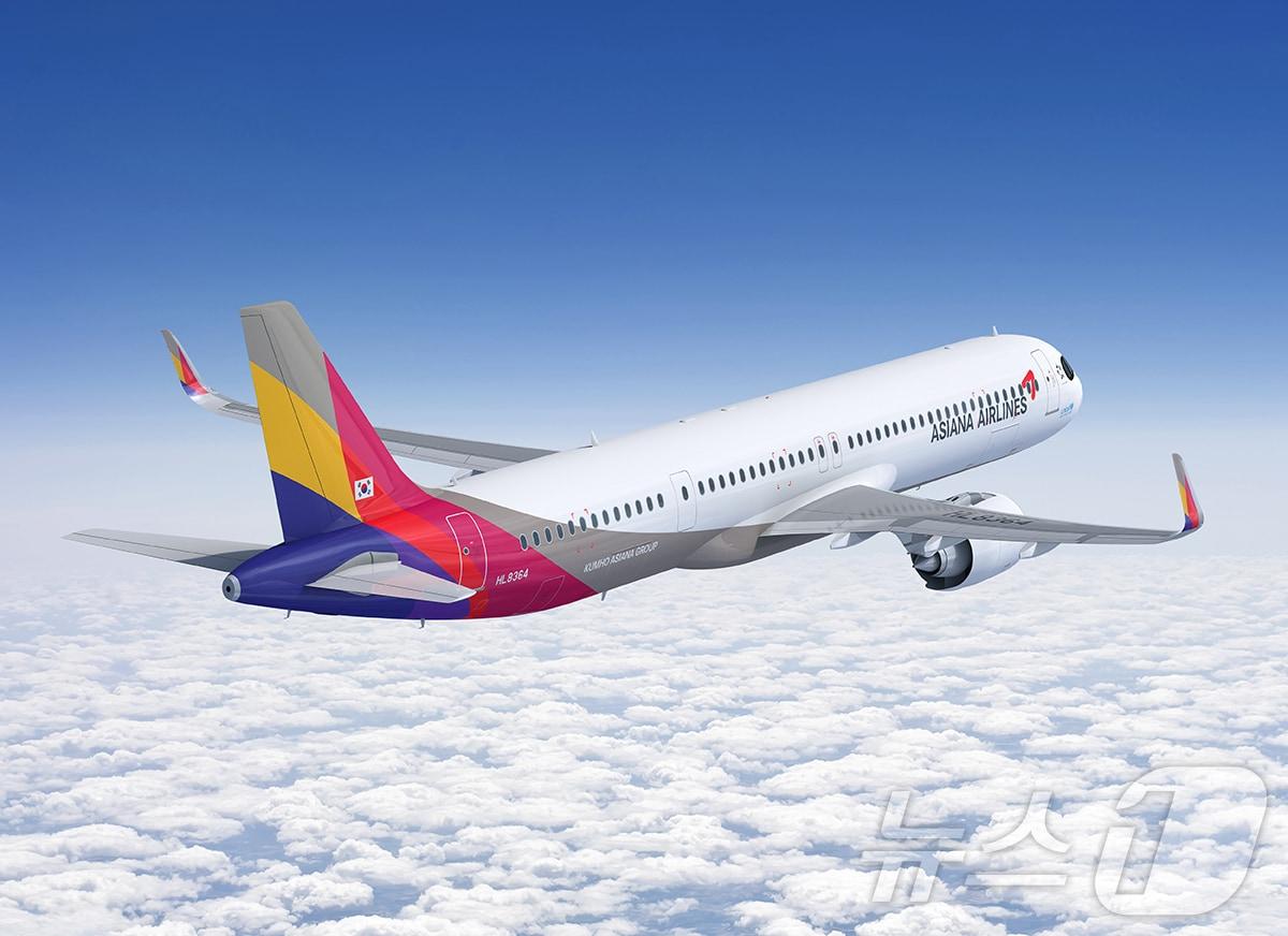본문 이미지 - 아시아나항공의 A321NEO.&#40;아시아나항공 제공&#41; 