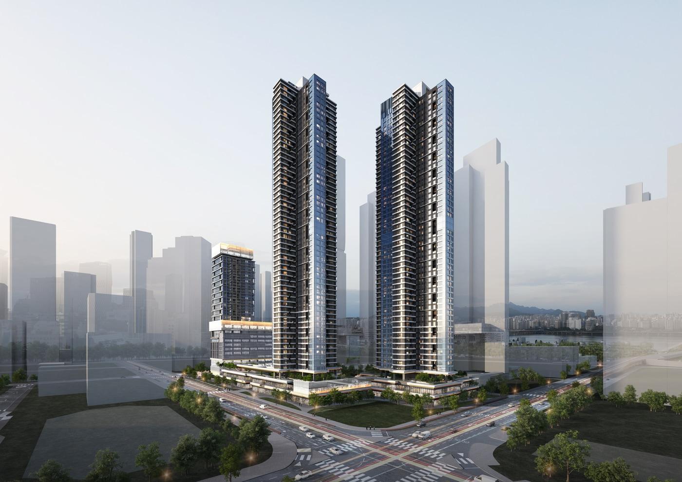 여의도 한양 조감도(서울시 제공).