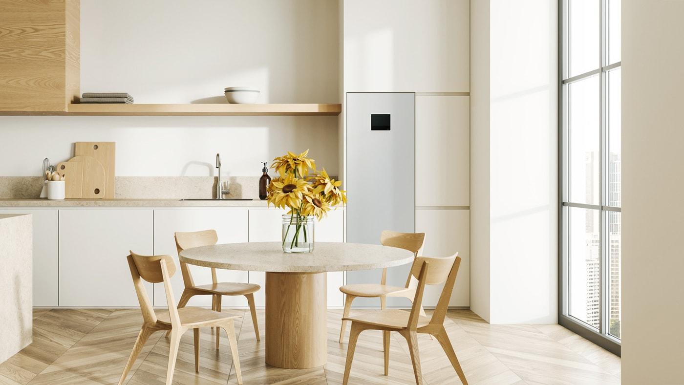 본문 이미지 - 삼성전자 가정용 히트펌프 EHS '클라이밋 허브 모노' 실내기 제품(삼성전자 제공). 2024.12.25.