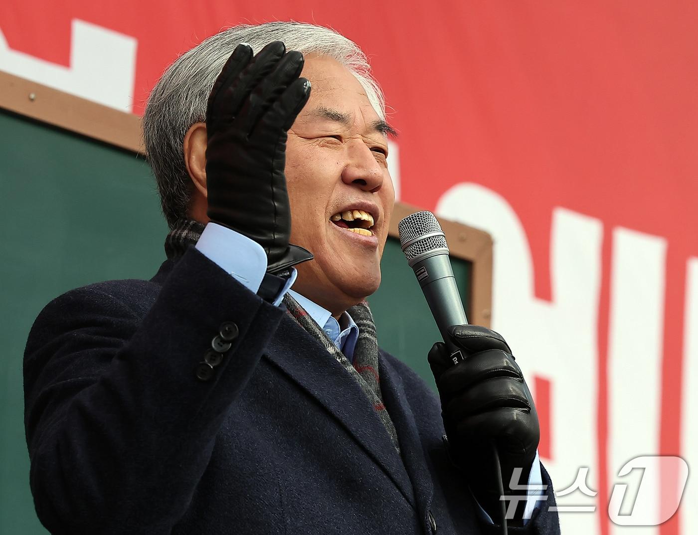 본문 이미지 - 전광훈 사랑제일교회 목사. 2024.12.25/뉴스1 ⓒ News1 김진환 기자