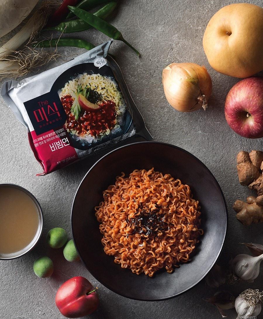 본문 이미지 - 더미식 비빔면(하림산업 누리집 갈무리)