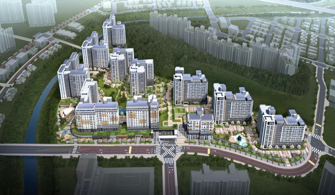 검단신도시 파밀리에 엘리프 조감도./신동아건설 제공