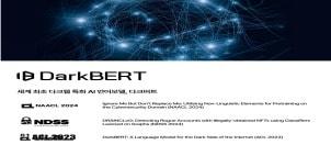 본문 이미지 - 과학기술정보통신부와 정보통신기획평가원(IITP)는 2024년 한 해 동안 ICT 분야 기술 혁신을 이끈 연구개발 성과를 발표했다. 에스투더블유는 다크웹에 특화된 생성형 AI 언어모델 '다크버트(DarkBERT)'를 개발했다.(과학기술정보통신부 제공)2024.12.29/뉴스1