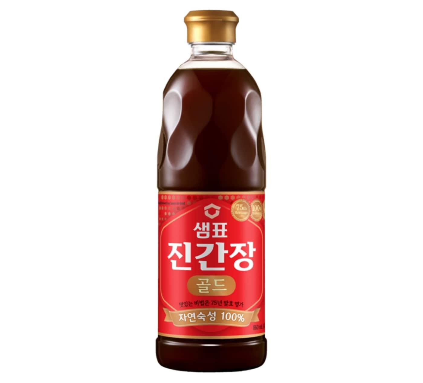 본문 이미지 - 샘표 자연숙성 100% '진간장 골드'(샘표 제공).