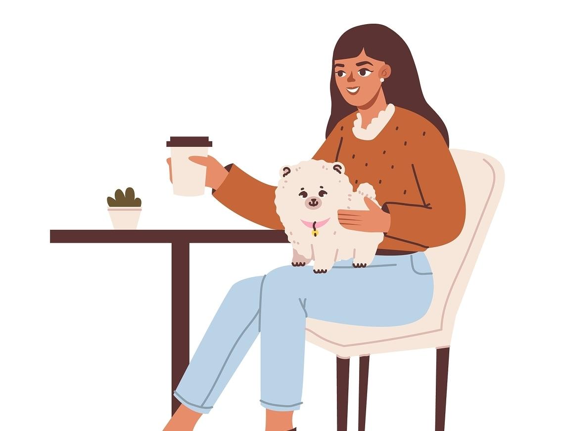 본문 이미지 - 반려동물과 가장 많이 찾는 장소는 &#39;카페&#39;로 나타났다. &#40;사진 이미지투데이&#41; ⓒ 뉴스1