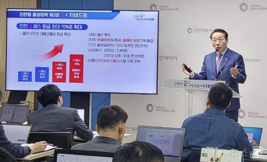 본문 이미지 - 유정복 인천시장. (인천시 제공) / 뉴스1